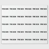 Triathlon Geschenkpapier (Flach)