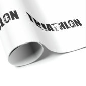 Triathlon Geschenkpapier (Rolleneckpunkt)