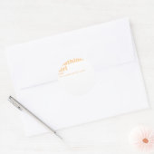 Triathlon Girl - Triathlon Runder Aufkleber (Umschlag)