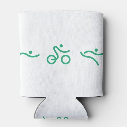 Triathlon Green Logo Dosenkühler (Rückseite)