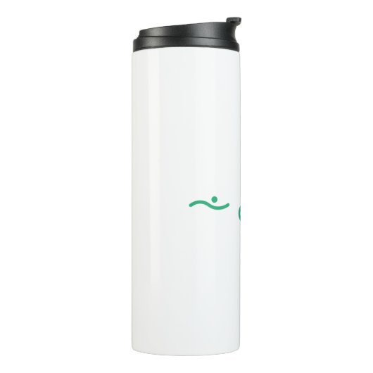 Triathlon Green Logo Thermosbecher (Nach links gedreht)