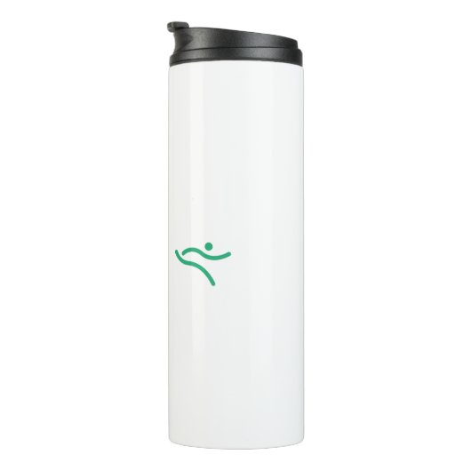 Triathlon Green Logo Thermosbecher (Nach rechts gedreht)