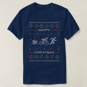 Triathlon Gym Ugly Christmas Sweaters Family Match T-Shirt (Design vorne)
