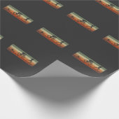 Triathlon Heartbeat Geschenkpapier (Ecke)