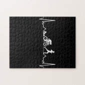 Triathlon Heartbeat Puzzle (Horizontal)