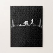 Triathlon Heartbeat Puzzle (Vertikal)
