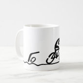 Triathlon Kaffeetasse (Vorderseite Links)