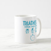 Triathlon Kaffeetasse (VorderseiteRechts)
