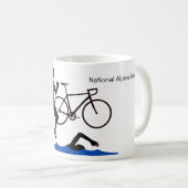 Triathlon Keepake Kaffeetasse (VorderseiteRechts)
