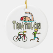 Triathlon Keramik Ornament (Hinten)