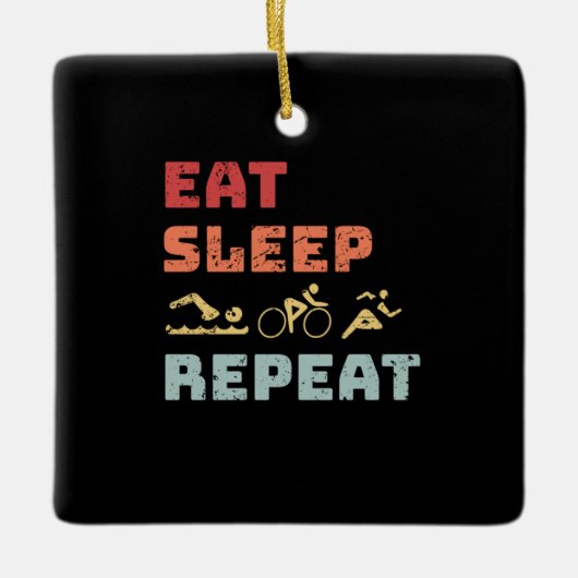 Triathlon Keramikornament (Vorderseite)