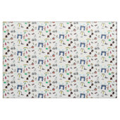 Triathlon kritzelt Gewebe Stoff (Fat Quarter (45,7 x 55,9 cm))