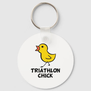 Triathlon-Küken-Schlüsselanhänger Schlüsselanhänger