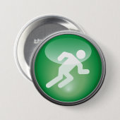 Triathlon LAUFrennen-Tagesknopf Button (Vorne & Hinten)