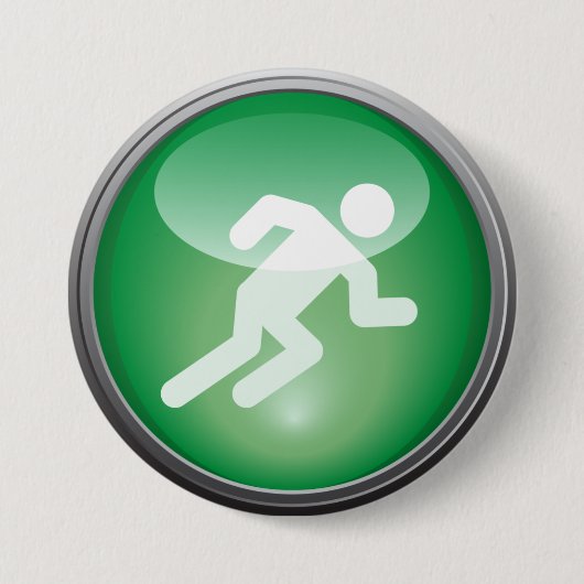 Triathlon LAUFrennen-Tagesknopf Button (Vorderseite)