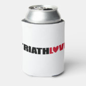 Triathlon-Liebe für Schwimmer, Radfahrer und Läufe Dosenkühler (Kanne Rückseite)