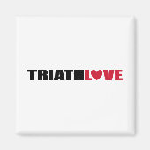 Triathlon-Liebe für Schwimmer, Radfahrer und Läufe Magnet (Vorne)