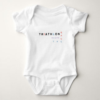 Triathlon ließ das Rennen anfangen Baby Strampler