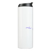 Triathlon-lila Logo Thermosbecher (Nach links gedreht)