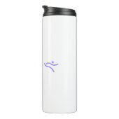 Triathlon-lila Logo Thermosbecher (Nach rechts gedreht)