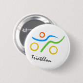 Triathlon-Logo Button (Vorne & Hinten)