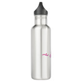 Triathlon-Logo Edelstahlflasche (Links)