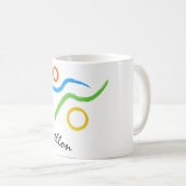 Triathlon-Logo Kaffeetasse (VorderseiteRechts)