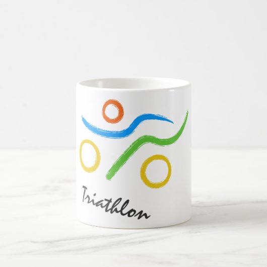 Triathlon-Logo Kaffeetasse (Mittel)