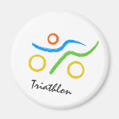 Triathlon-Logo Magnet (Vorne)