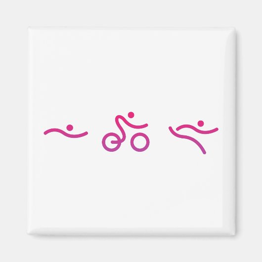 Triathlon-Logo Magnet (Vorne)