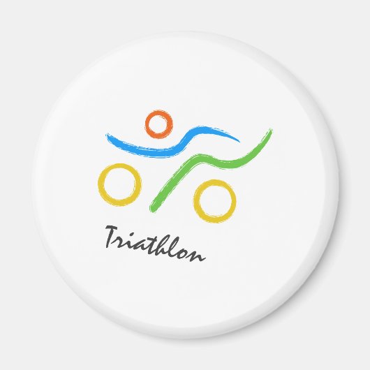 Triathlon-Logo Magnet (Vorne)