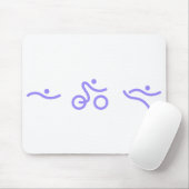 Triathlon-Logo Mousepad (Mit Mouse)
