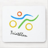 Triathlon-Logo Mousepad (Vorne)
