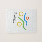 Triathlon-Logo Puzzle (Horizontal)