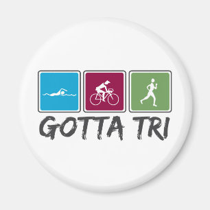 Triathlon Magnet
