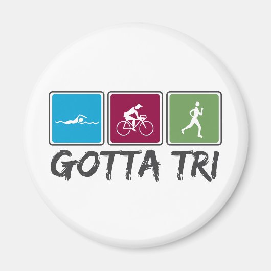 Triathlon Magnet (Vorne)