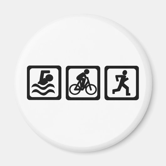 Triathlon Magnet (Vorne)