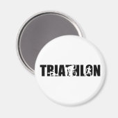Triathlon Magnet (Vorderseite/Rückseite)