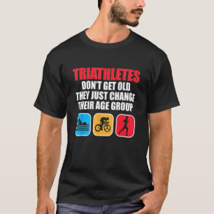 Triathlon Männer Frauen Triathleten Schwimmen Radf T-Shirt