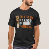 Triathlon Meine Art Drohnen - Triathlon T-Shirt (Vorderseite)