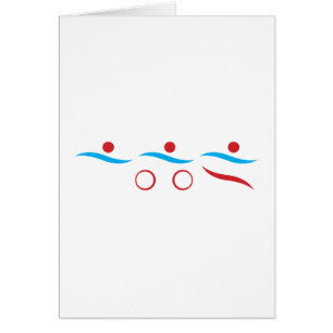 Triathlon modernes cooles Logo