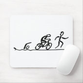 Triathlon Mousepad (Mit Mouse)