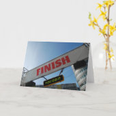 Triathlon-oder Marathon-EBB Karte (Gelbe Blume)