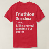 Triathlon-Oma T-Shirt (Design vorne)