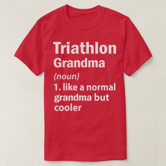 Triathlon-Oma T-Shirt (Design vorne)