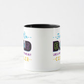 Triathlon Papa wie ein normaler Vater, aber cooler Tasse (Zentrum)