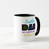 Triathlon Papa wie ein normaler Vater, aber cooler Tasse (VorderseiteRechts)