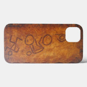 Triathlon Petroglyph Case-Mate iPhone Hülle (Rückseite (Horizontal))
