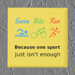 Triathlon-Rad-Laufsport Magnet