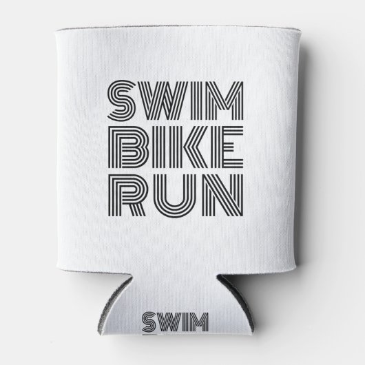 Triathlon-Renndesign Dosenkühler (Vorderseite)